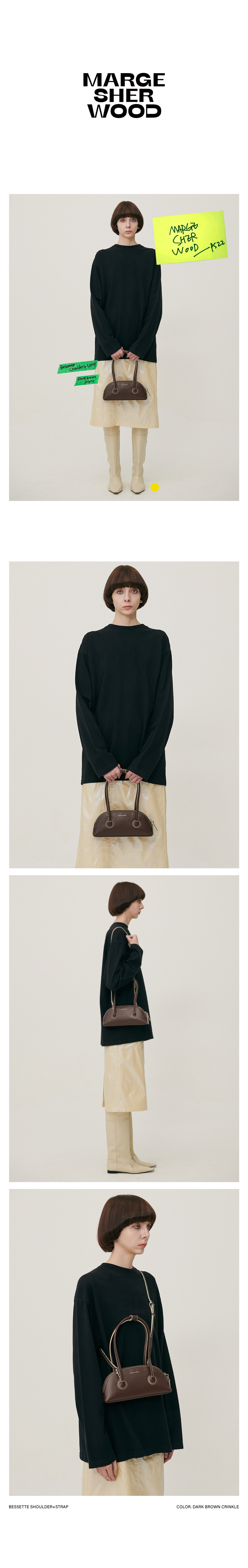 Bessette Shoulder Bag - Dark Brown Box
