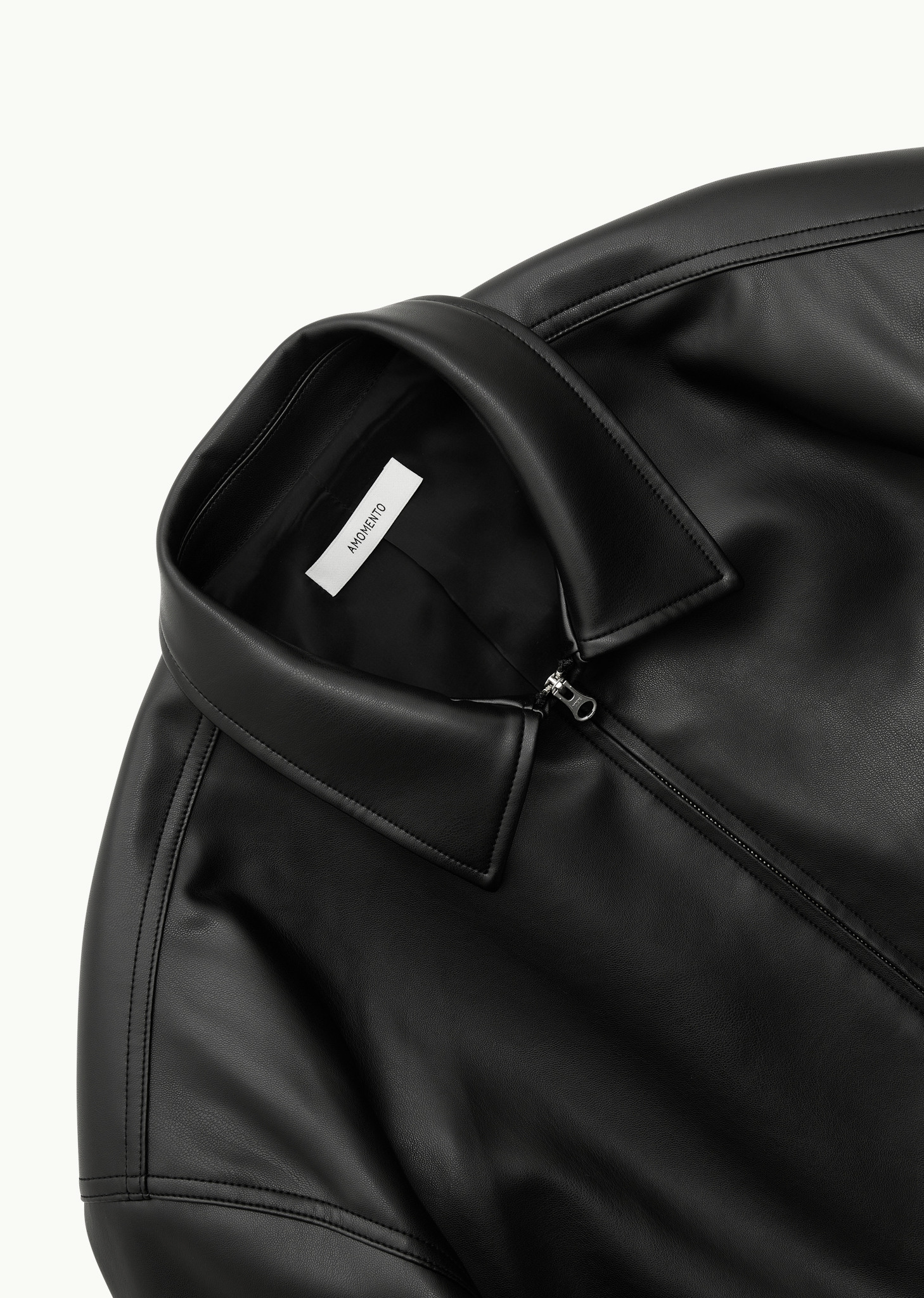 Vegan Leather Crop Blouson | W Concept