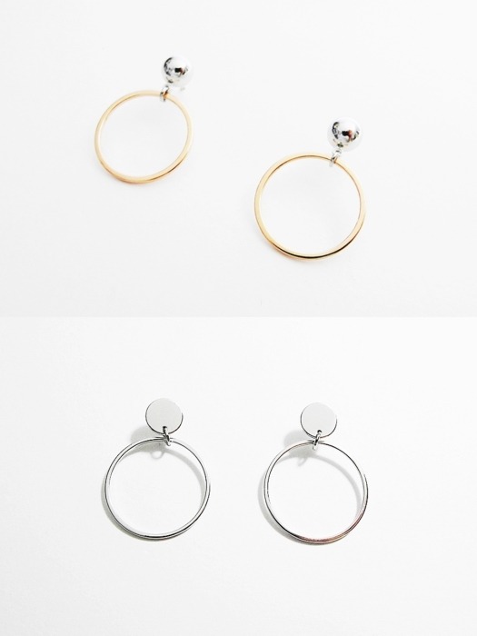 LMM Circle Earrings Set