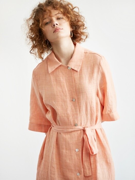 linen shirtdress