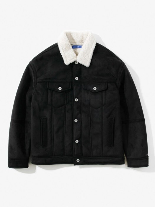 SHERPA TRUCKER JACKET BLACK