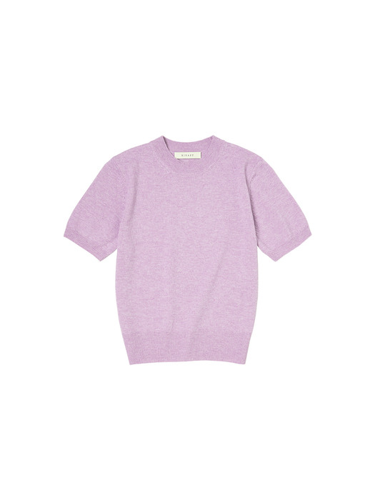 SI SKN 2021 cashmere blend short knit_Violet
