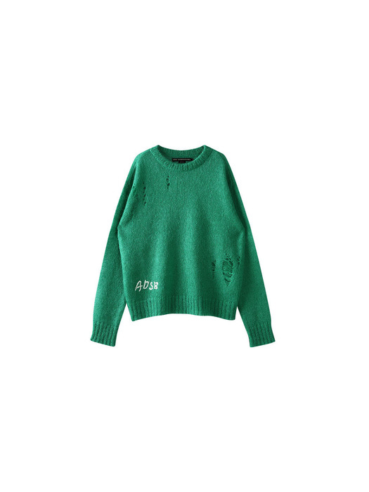 (ESSENTIAL) ADSB KID MOHAIR CREW-NECK SWEATER atb1038m(GREEN)