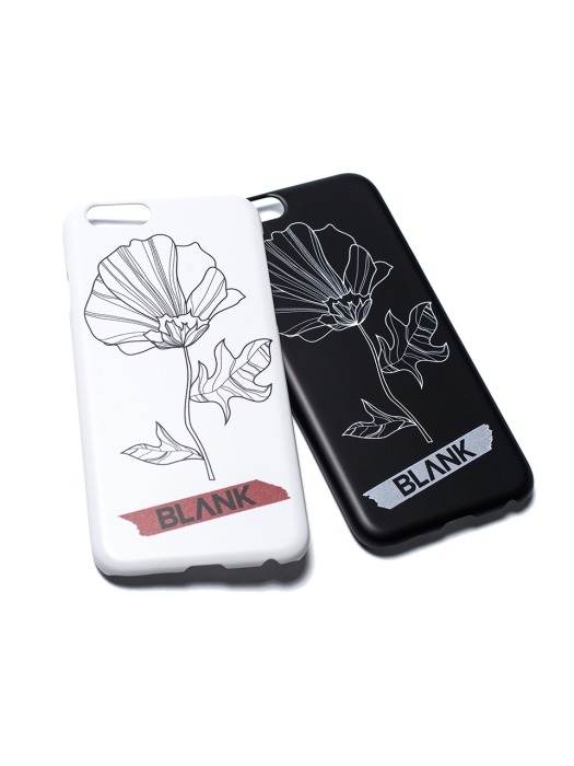 BLANK FLOWER CASE-B-WH/BK