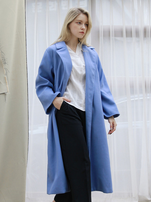Loose-fit Belted Robe Long Coat