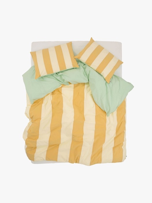 Pappardelle duvet cover - yellow