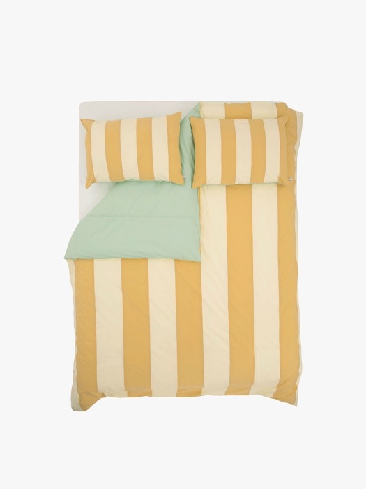 Pappardelle duvet cover - yellow