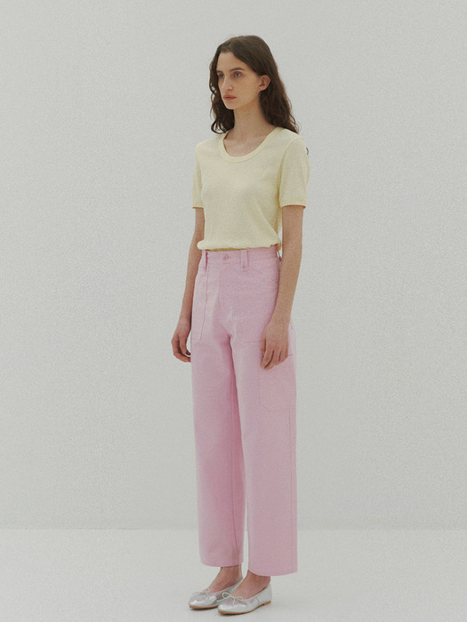 Bitto Cargo Pants in Lilac Pink