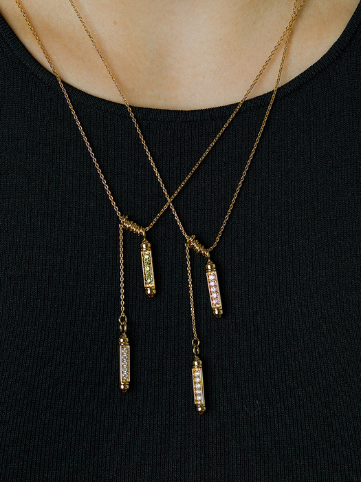 Capsule Necklace (Gold) 