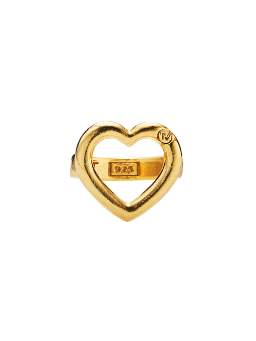 #006 Mini Heart Earcuff_Gold