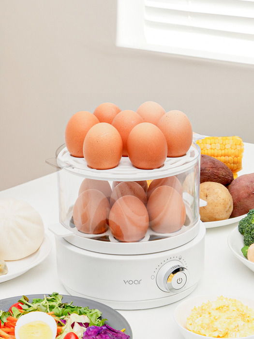 보아르 에그팟 계란찜기 스텐 전기찜기 고구마 계란삶는기계 에그쿠커