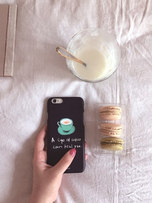 A cup of coffee phone case