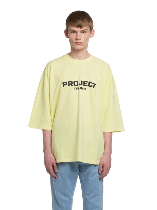 Trunkproject logo T shirts_yellow