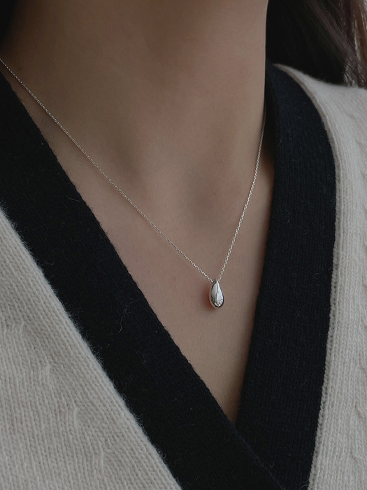 silver925 drop necklace
