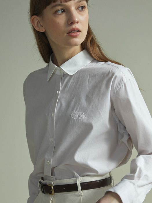 Coloring Cropped Shirt Ivory