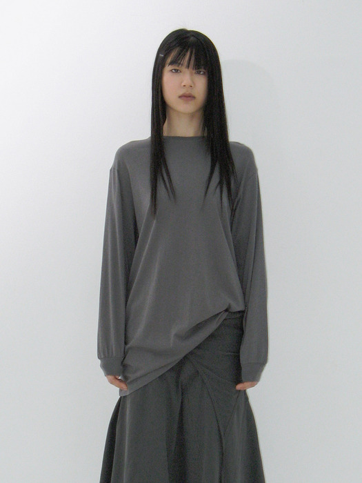 Over Single T-shirts _Charcoal
