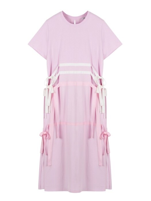 RIBBON TAPE ONE PIECE_PINK