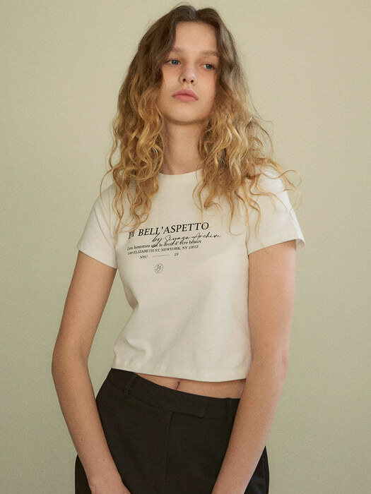 SITP5095 Kate slim T-shirt_White