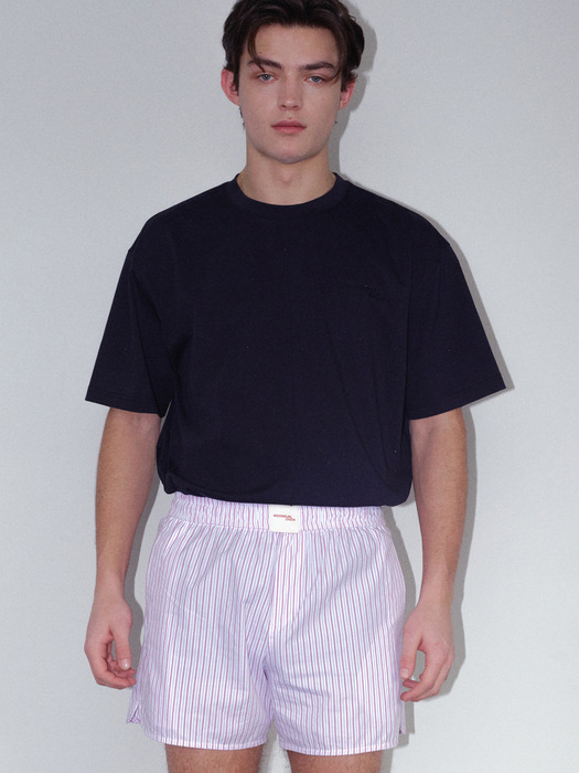 MJ S2 01 M.C UNISEX, Brief Shorts / Pink Stripe