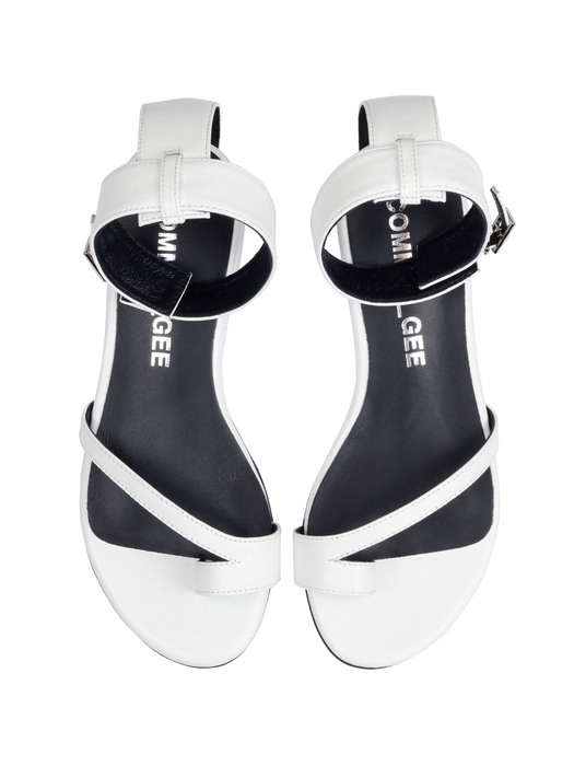 Wide strap sandals shoes-CG1018WH
