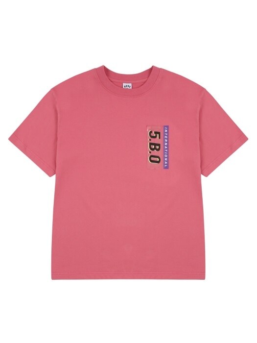 5.B.O TAG T-SHIRTS_dark pink