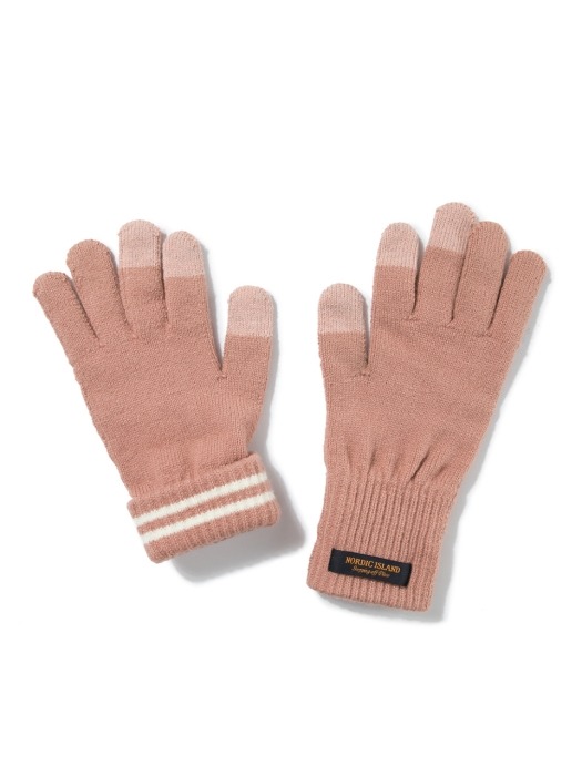 Long-Touch Gloves - Pink