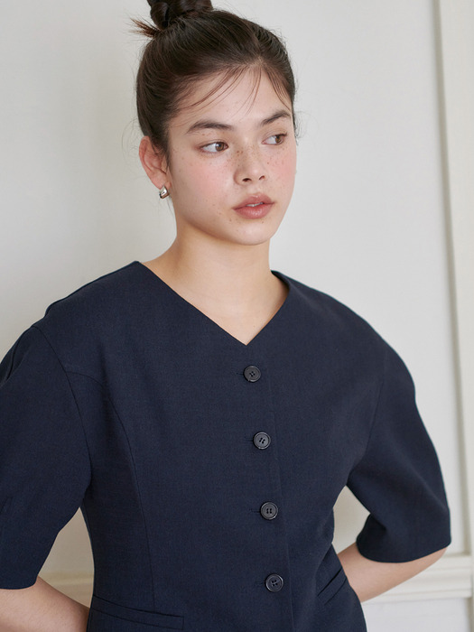24N linen blouse jacket [NA]