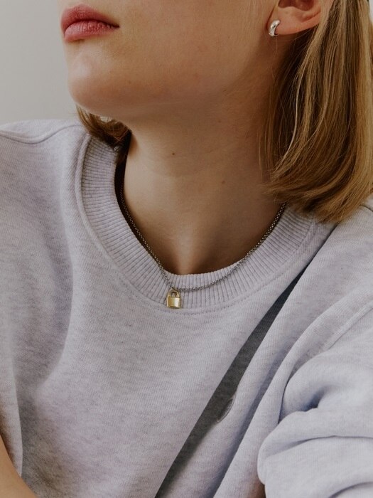 [Surgical] Mini Lock Necklace