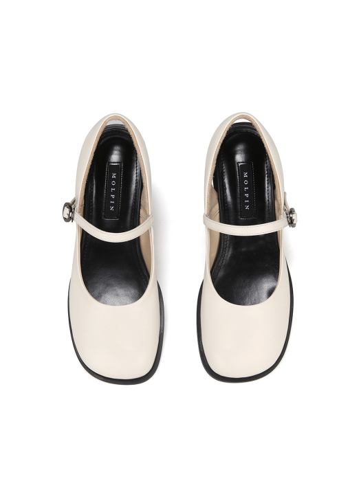 Mary Backless Loafer_22009(2colors)
