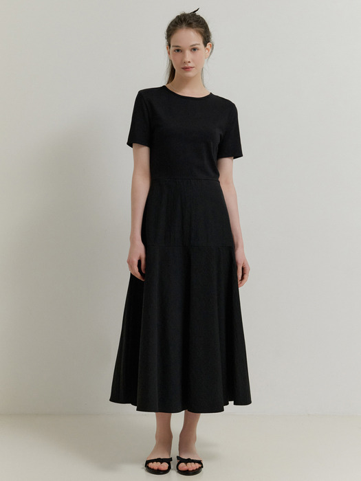 [단독]Tweener flare dress (black)