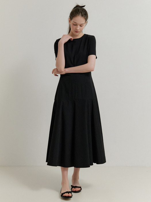 [단독]Tweener flare dress (black)