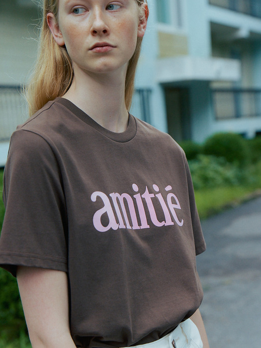 Loose Fit amitie T-shirt_3color