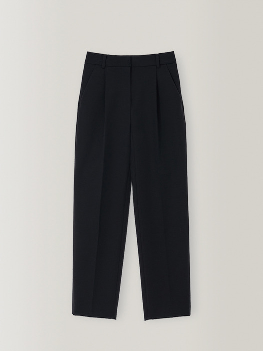 Long Classic Tapered Pants (Black)