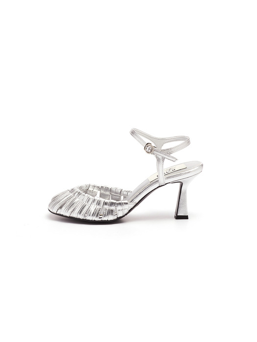 Sunny Multi Strap Sandals - Silver