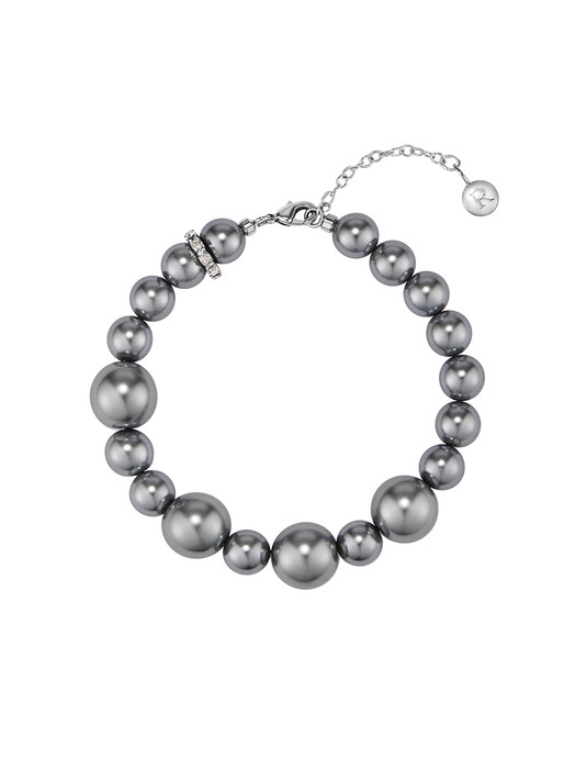 Charming Grey pearl bracelet