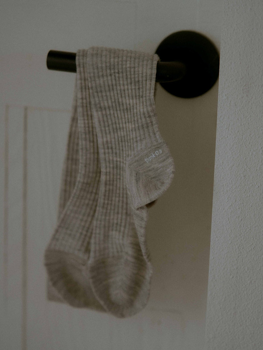 wool knee socks (2colors)