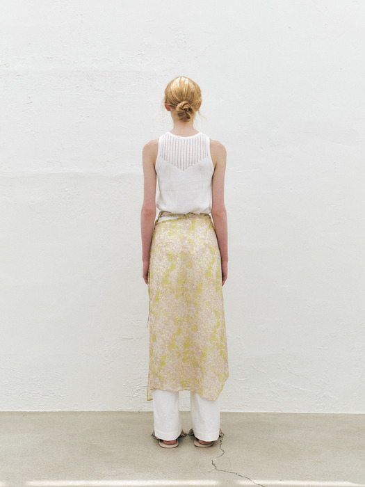 Chiffon Layering Skirt, Lime