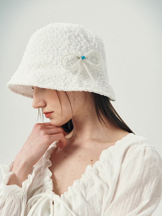 Pearl Crinkle Bucket Hat (2 Colors)