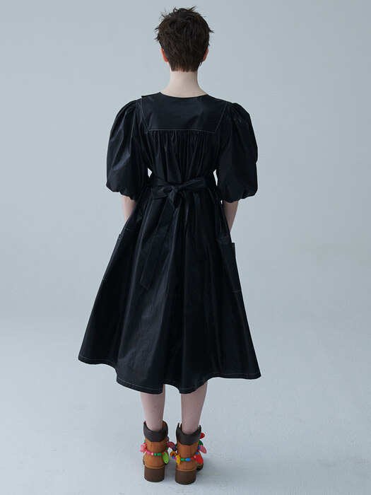 TRIPLE RIBBONS 드레스/블랙 