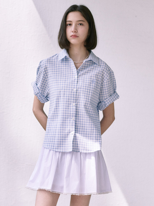 Stripe Half Sleeve Shirt_7color