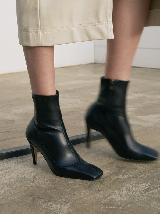 NEW JULIA spanx ankle boots - 9cm 3color 스판 앵클부츠