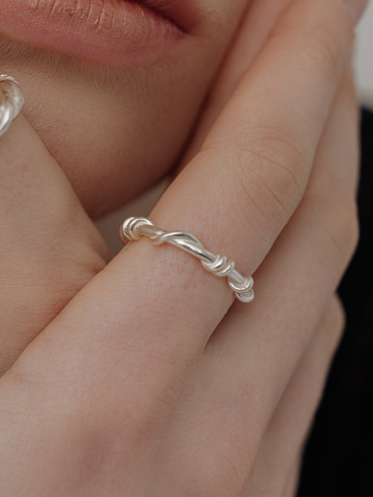 [Silver925] WE006 Silver vine ring