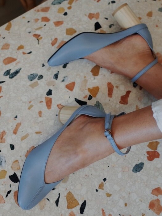 double ring ankle strap L.blue