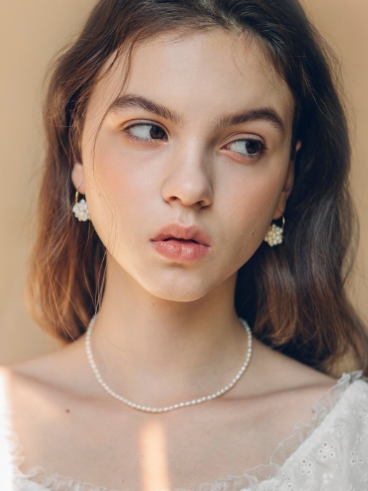 bubble pearl earrings