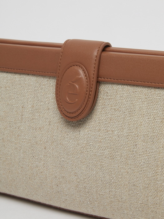 Oval frame bag (Golden coral)