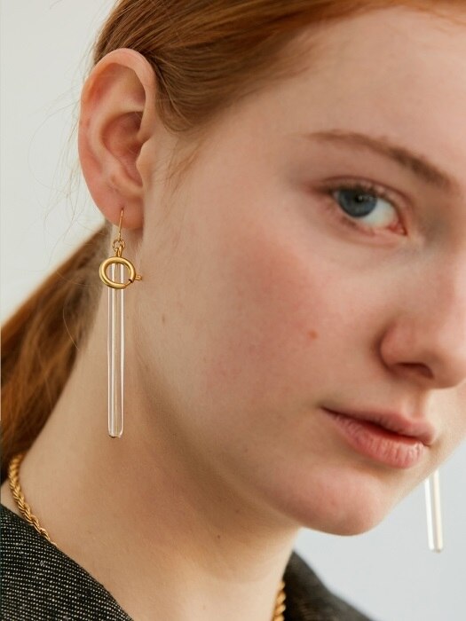Acrylic Bar Link Earrings