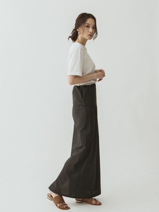 Grid Cabra Skirt 