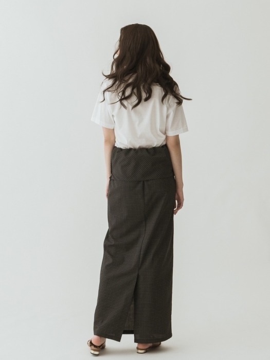 Grid Cabra Skirt 