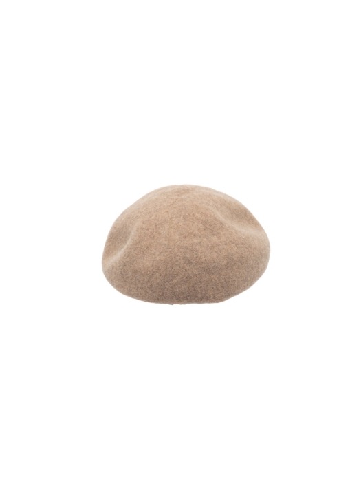 Wool felt casquette-Oatmeal