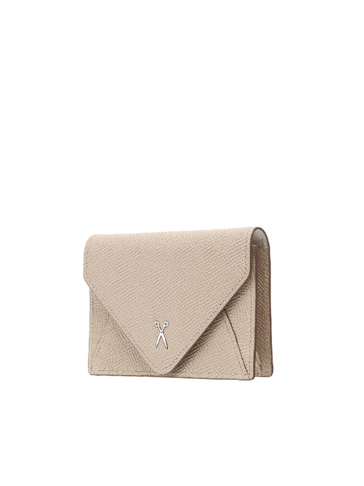 Easypass Amante Card Wallet with Chain Ecru Beige